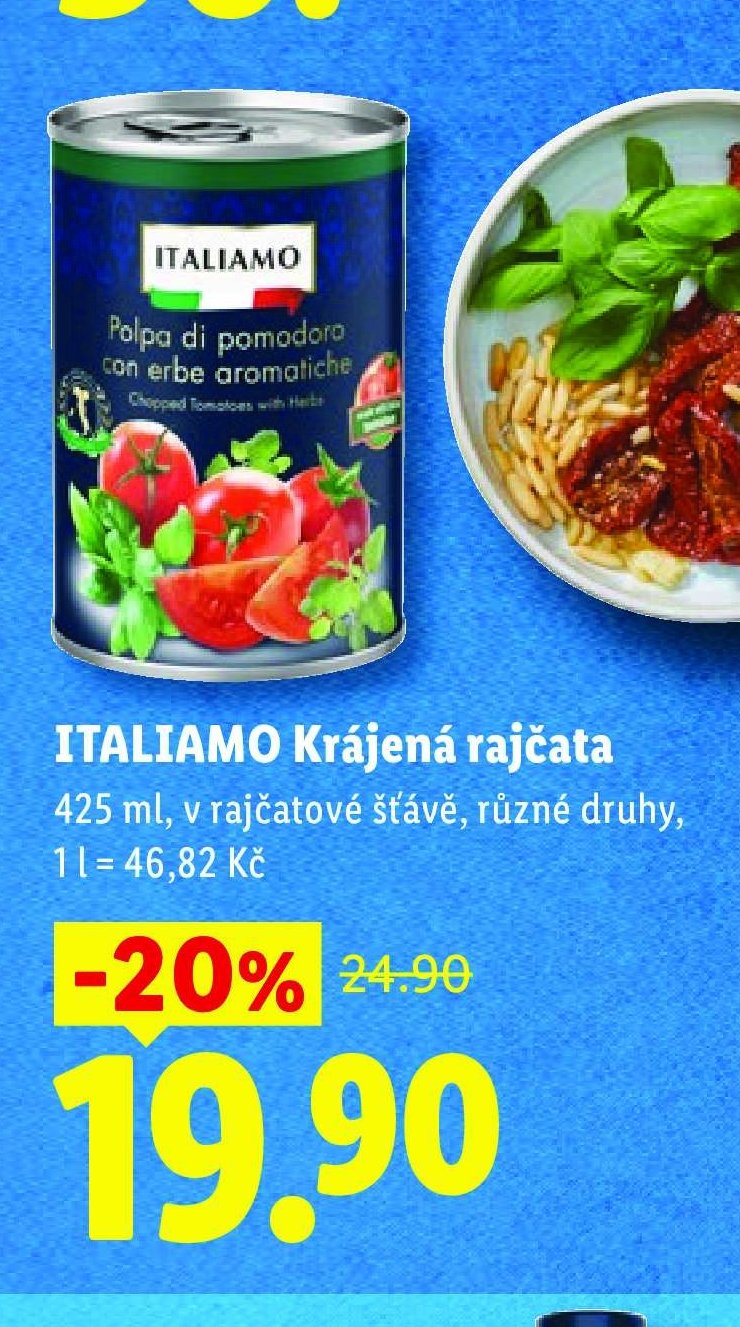 ITALIAMO Krájená rajčata