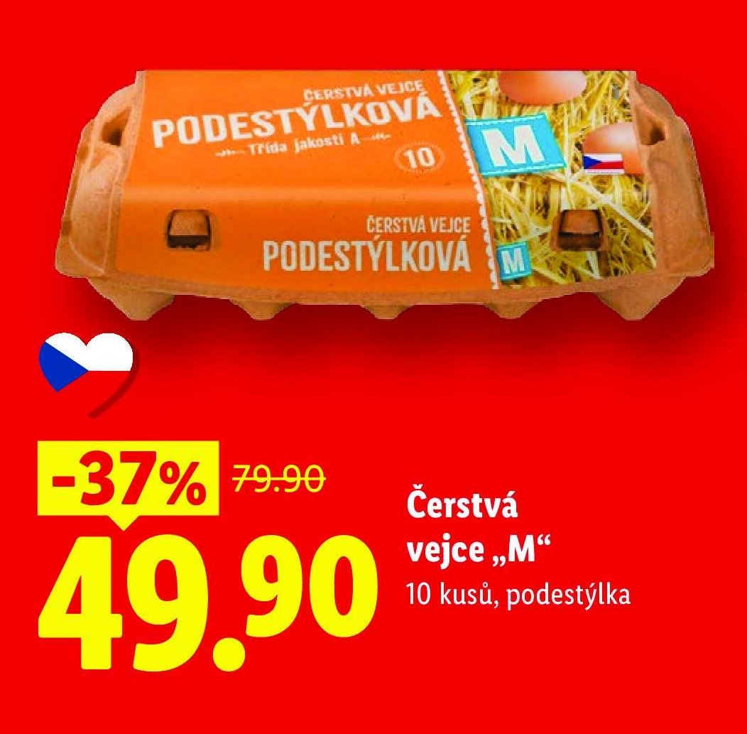 Čerstvá vejce „M“