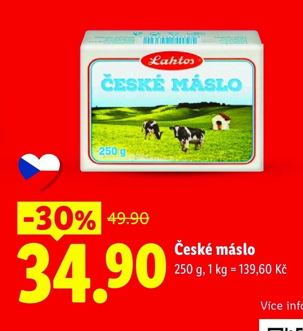 České máslo