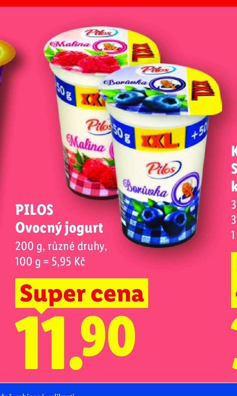 PILOS Ovocný jogurt