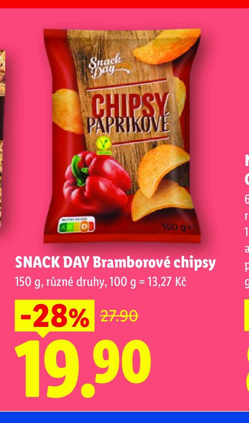 SNACK DAY Bramborové chipsy