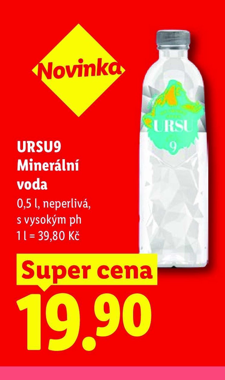URSU9 Minerální voda