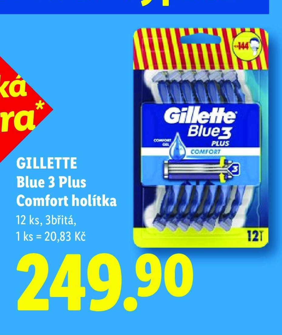 GILLETTE Blue 3 Plus Comfort holítka