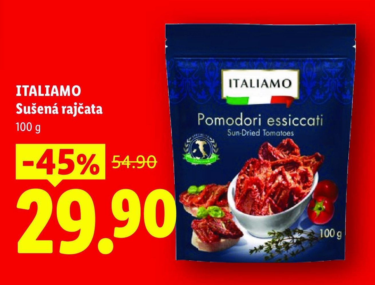 ITALIAMO Sušená rajčata