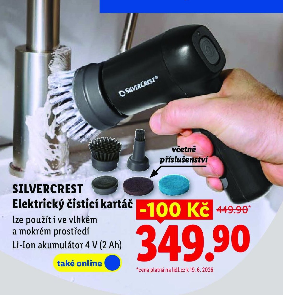 SILVERCREST Elektrický čisticí kartáč