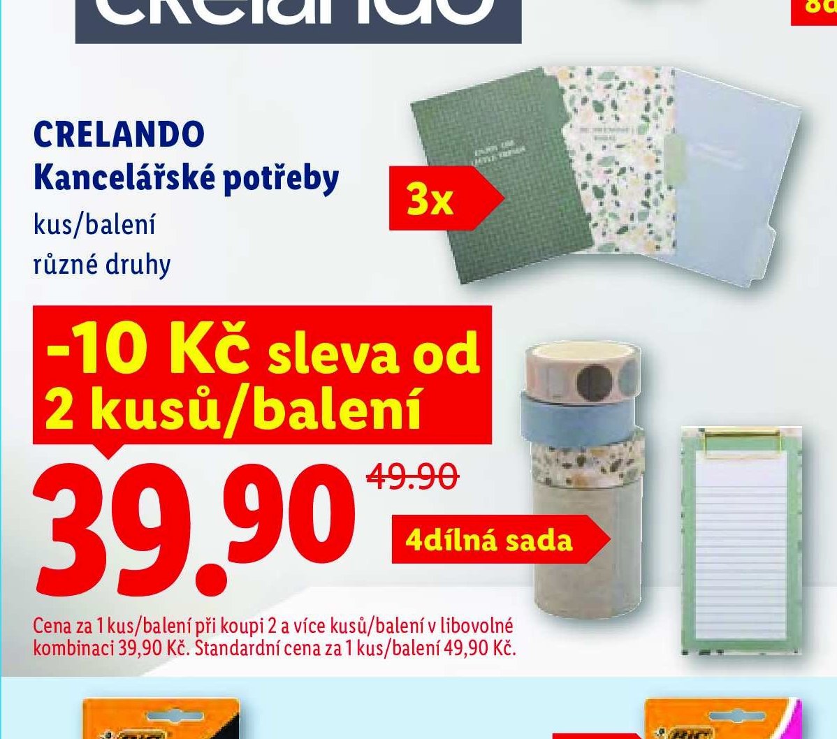 CRELANDO Kancelářské potřeby
