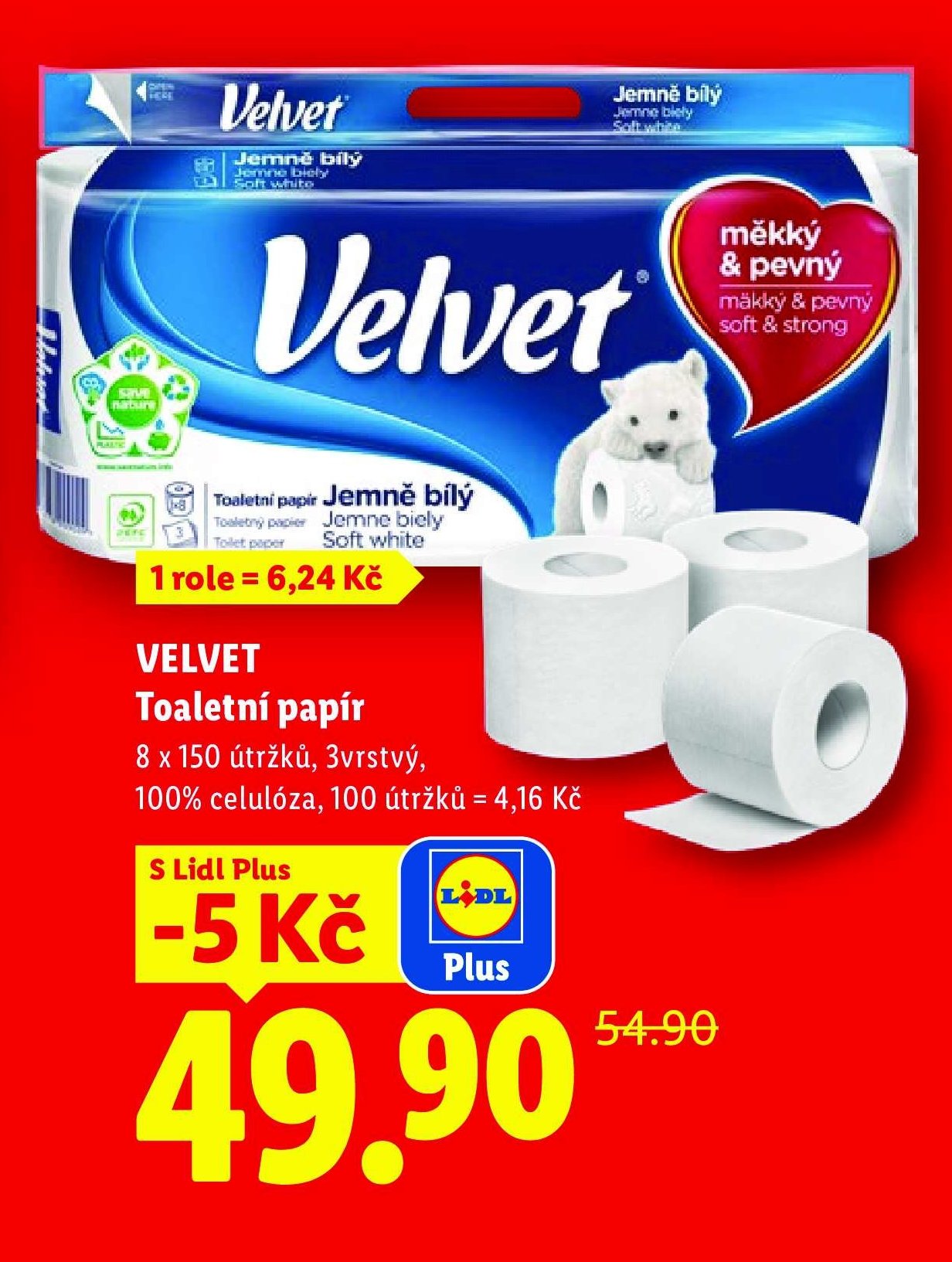 Velvet Toaletní papír