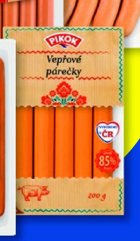 Pikok Vepřové párečky
