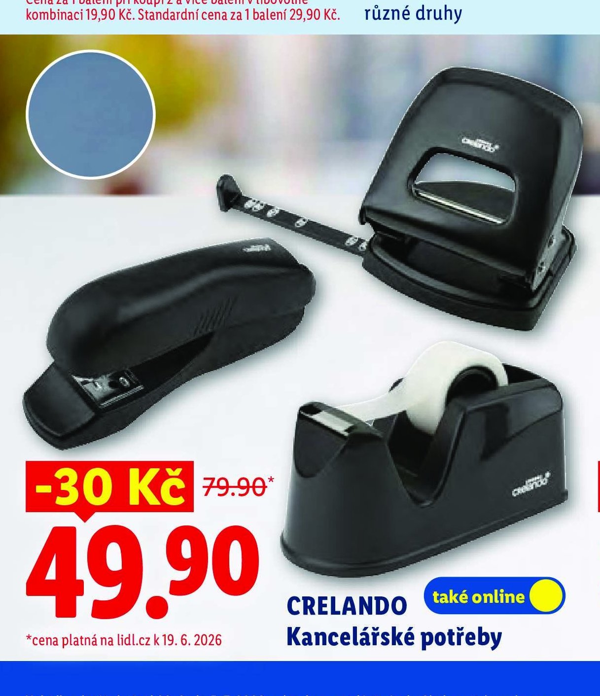 CRELANDO Kancelářské potřeby