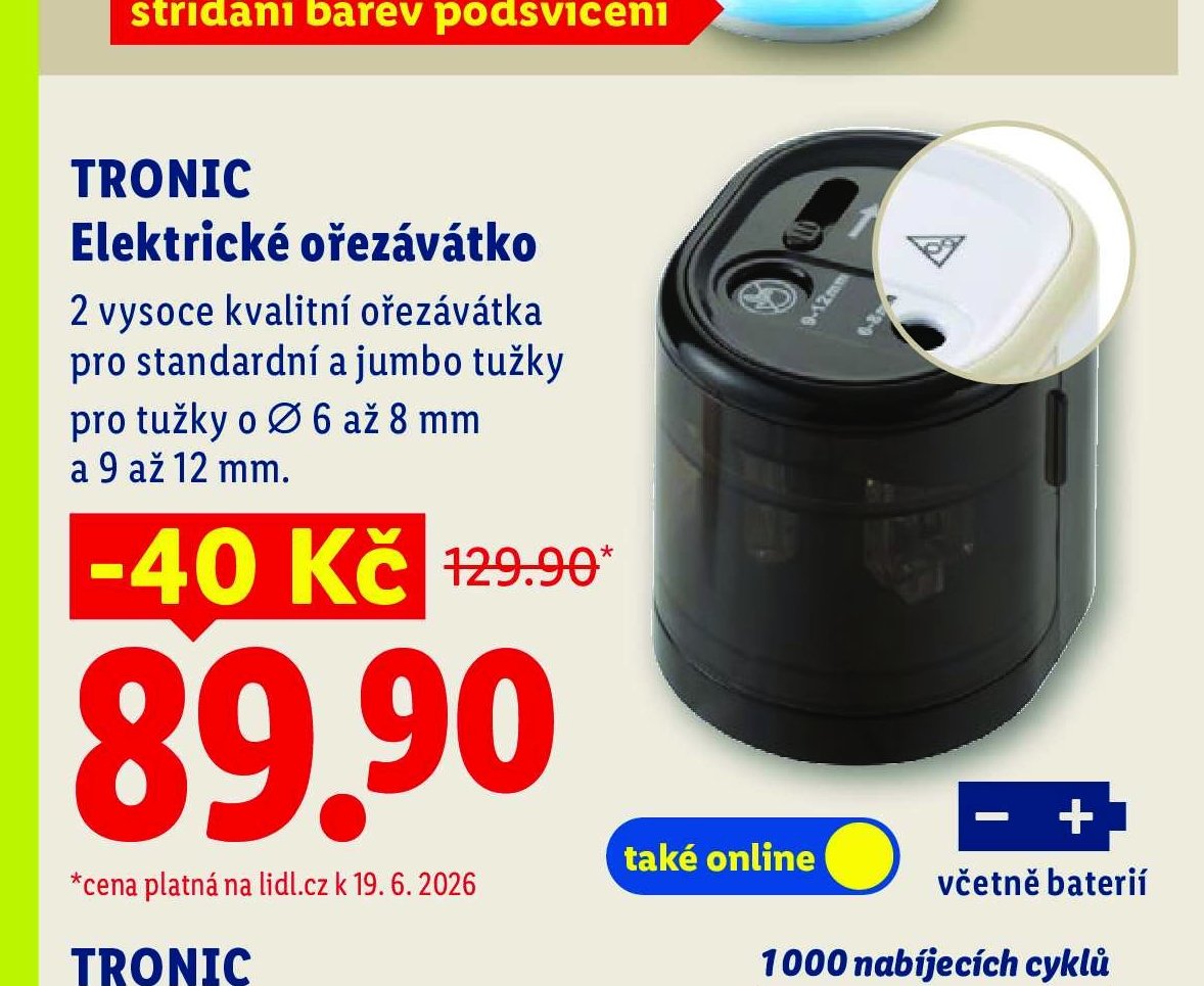 TRONIC Elektrické ořezávátko