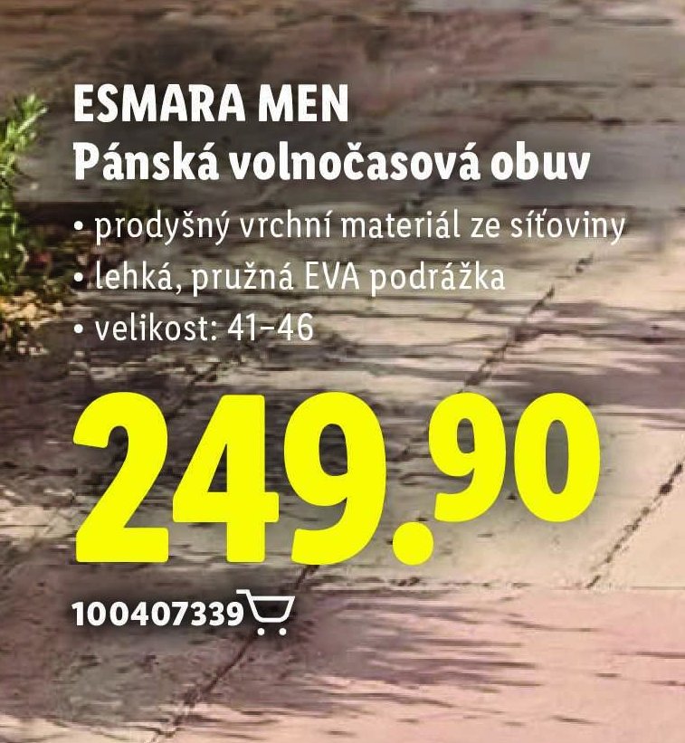 ESMARA MEN Pánská volnočasová obuv