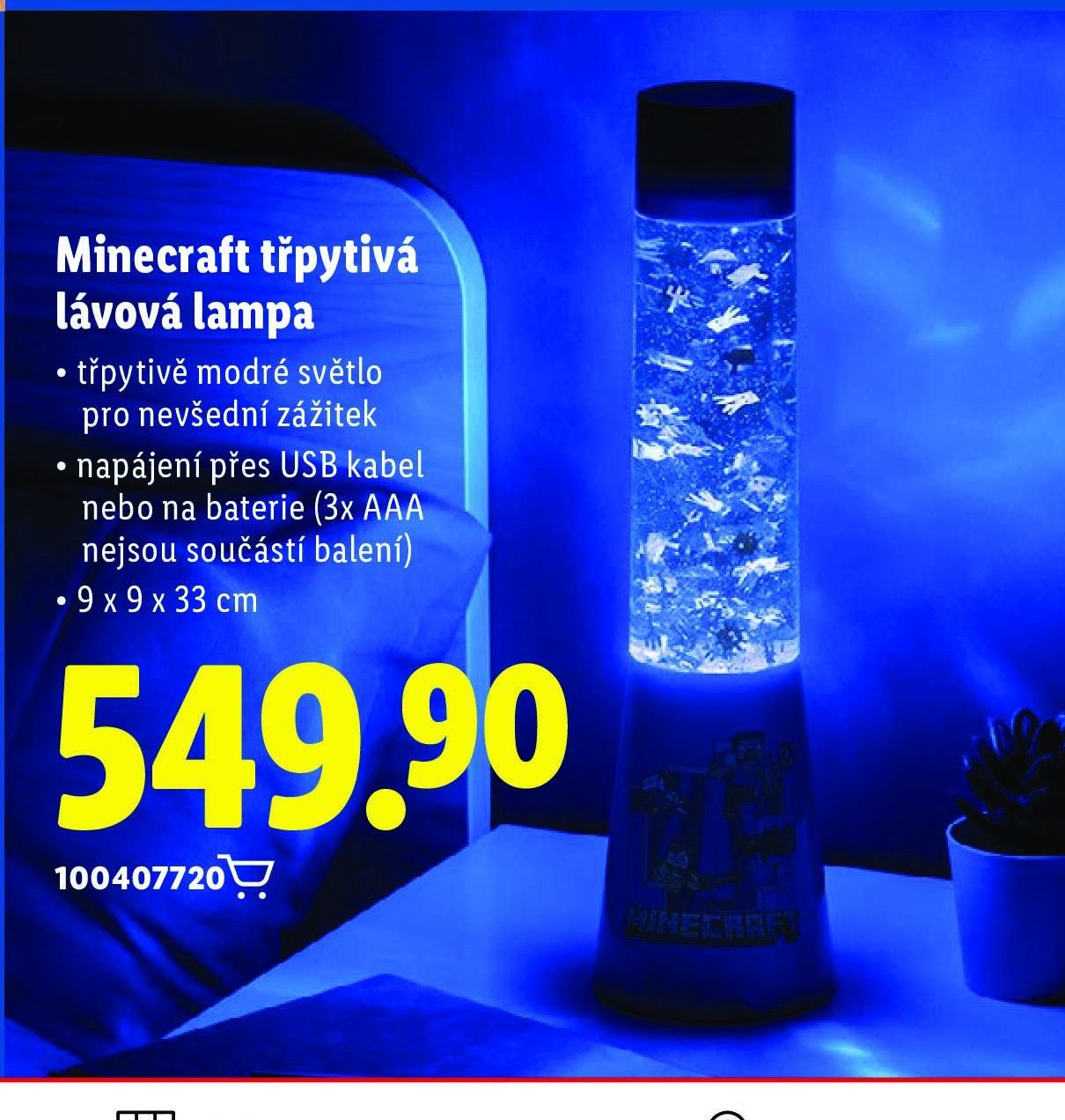 Minecraft třpytivá lávová lampa