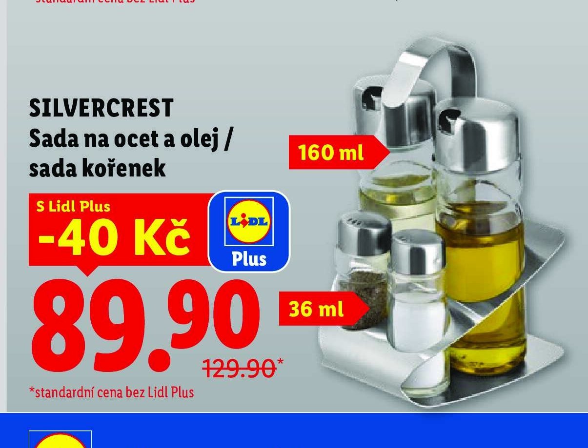 SILVERCREST Sada na ocet a olej / sada kořenek
