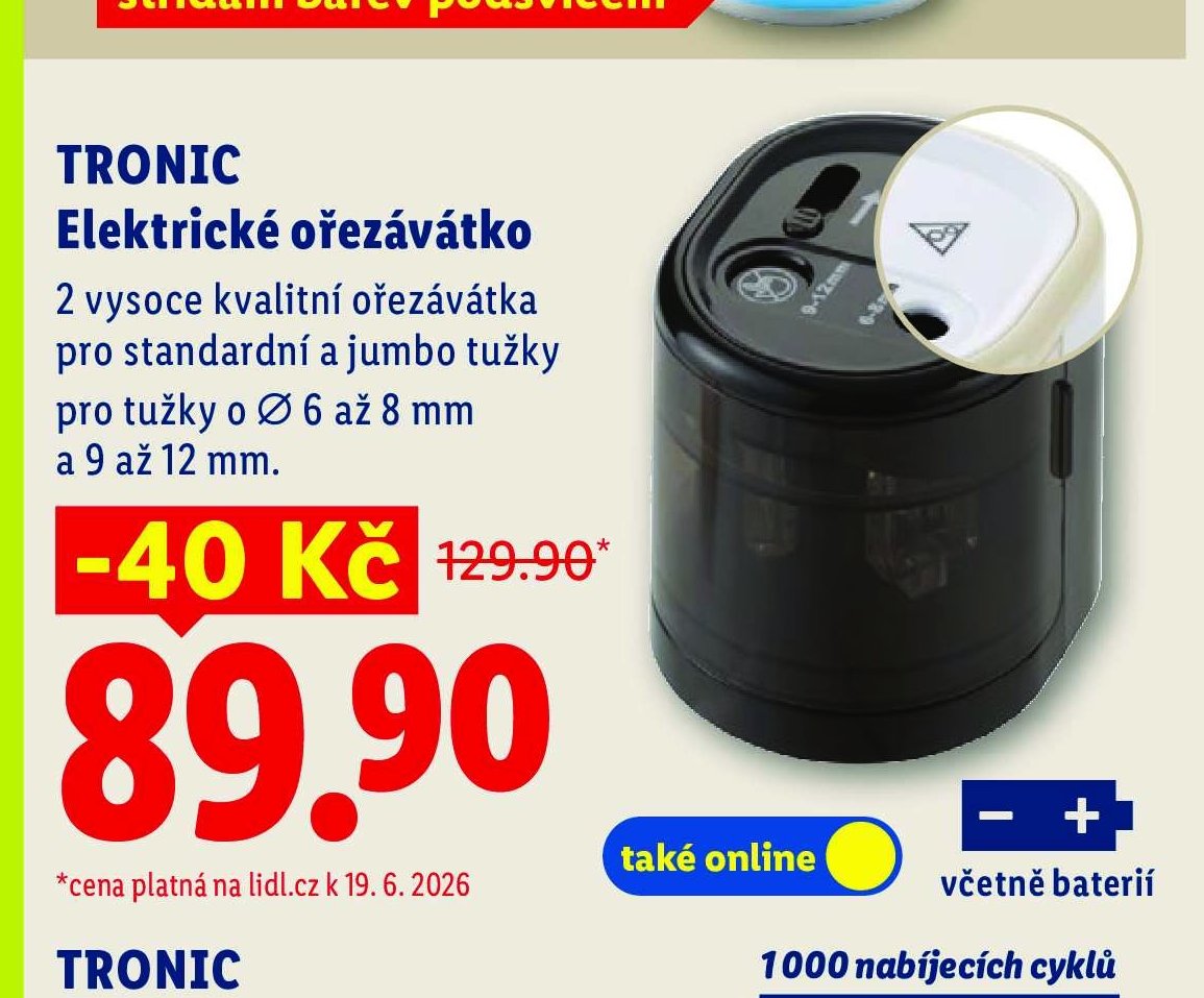 TRONIC Elektrické ořezávátko