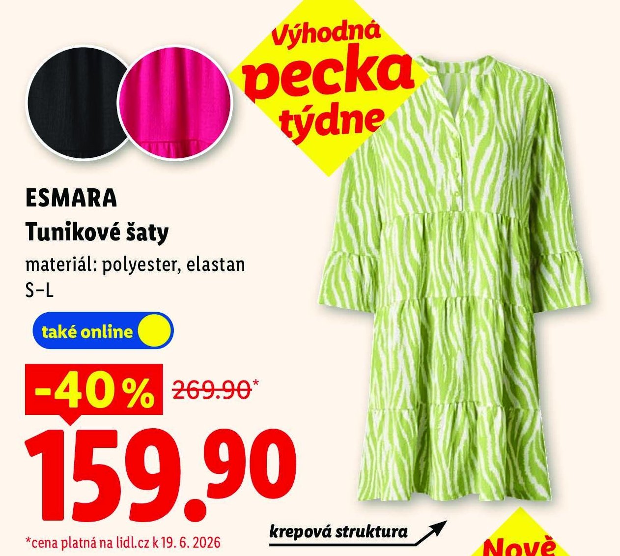 ESMARA Tunikové šaty
