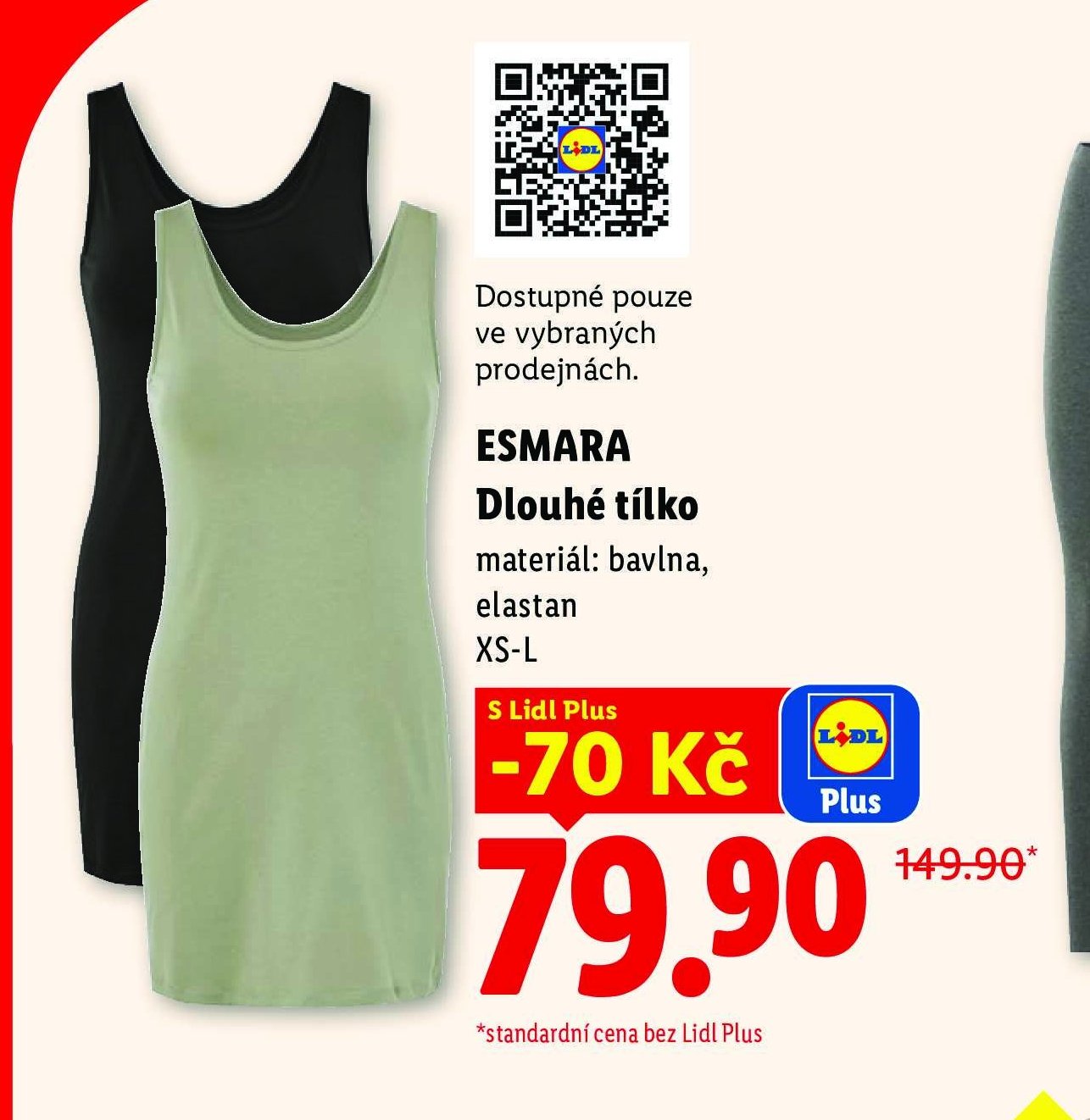 ESMARA Dlouhé tílko