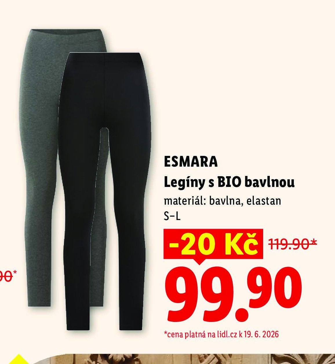ESMARA Legíny s BIO bavlnou