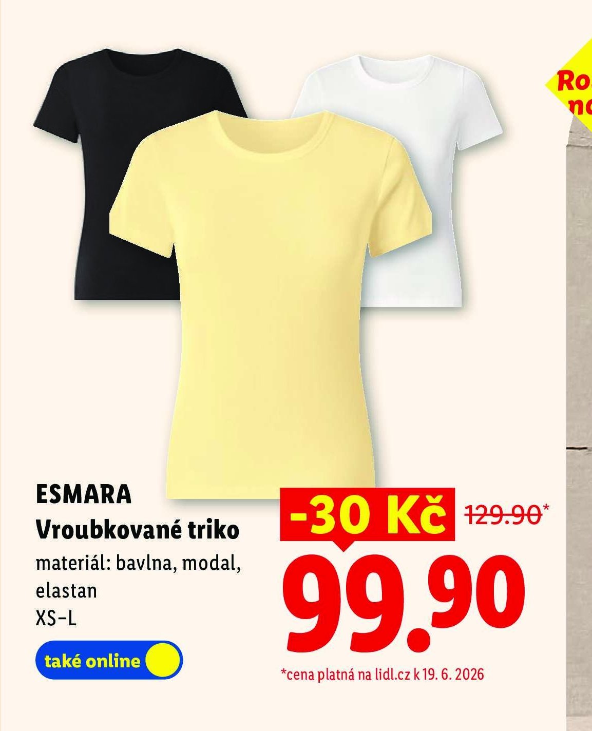 ESMARA Vroubkované triko