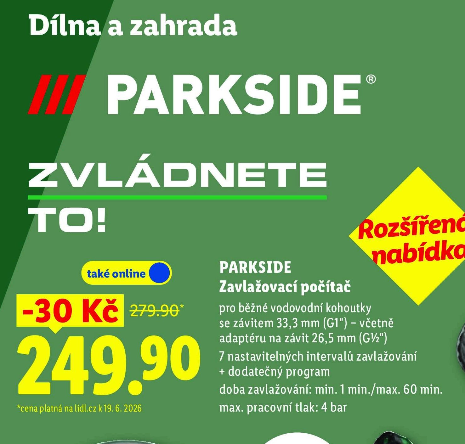 PARKSIDE Zavlažovací počítač