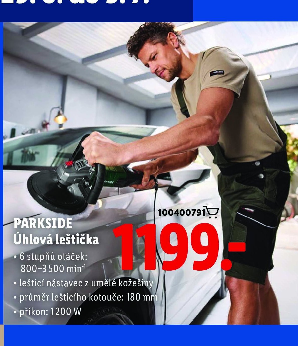 PARKSIDE Úhlová leštička