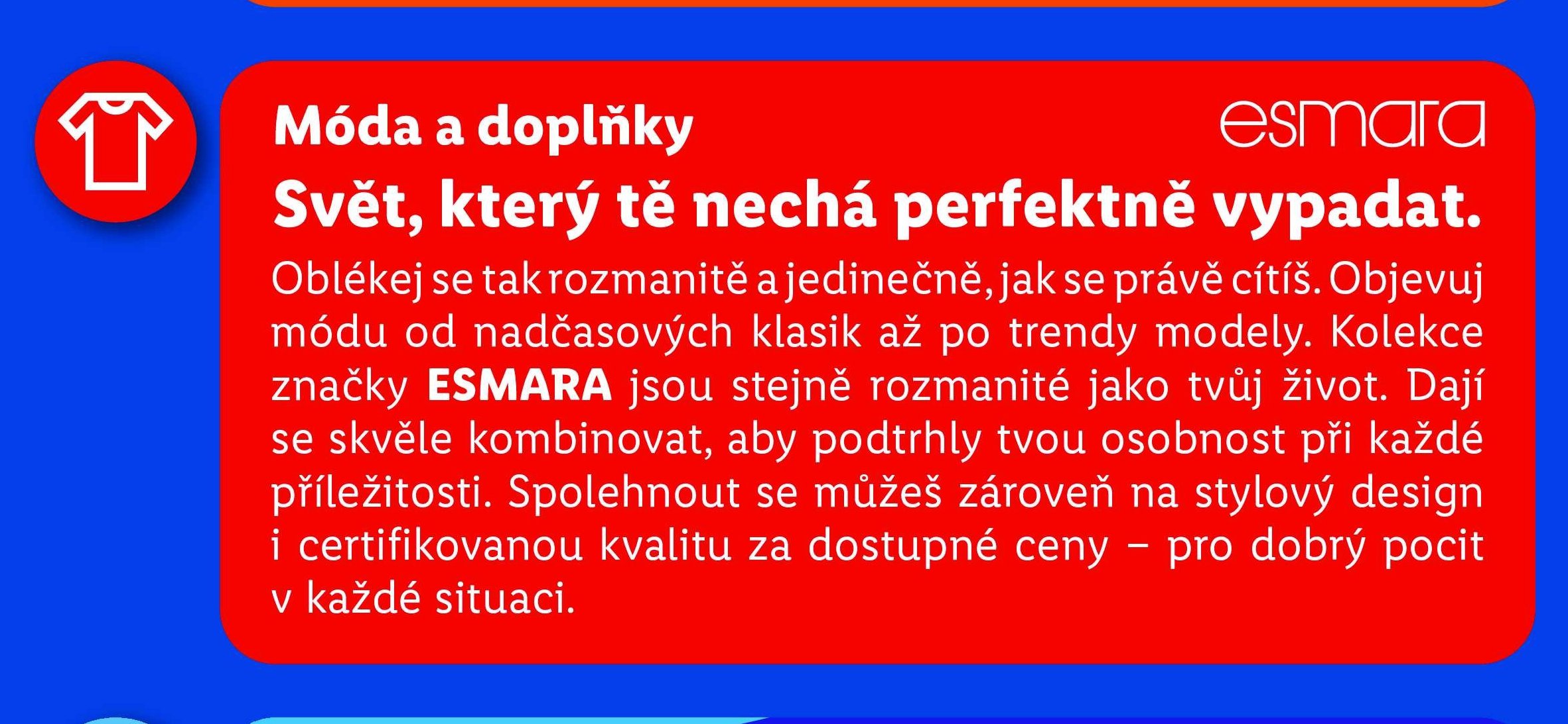 Móda a doplňky, esmara