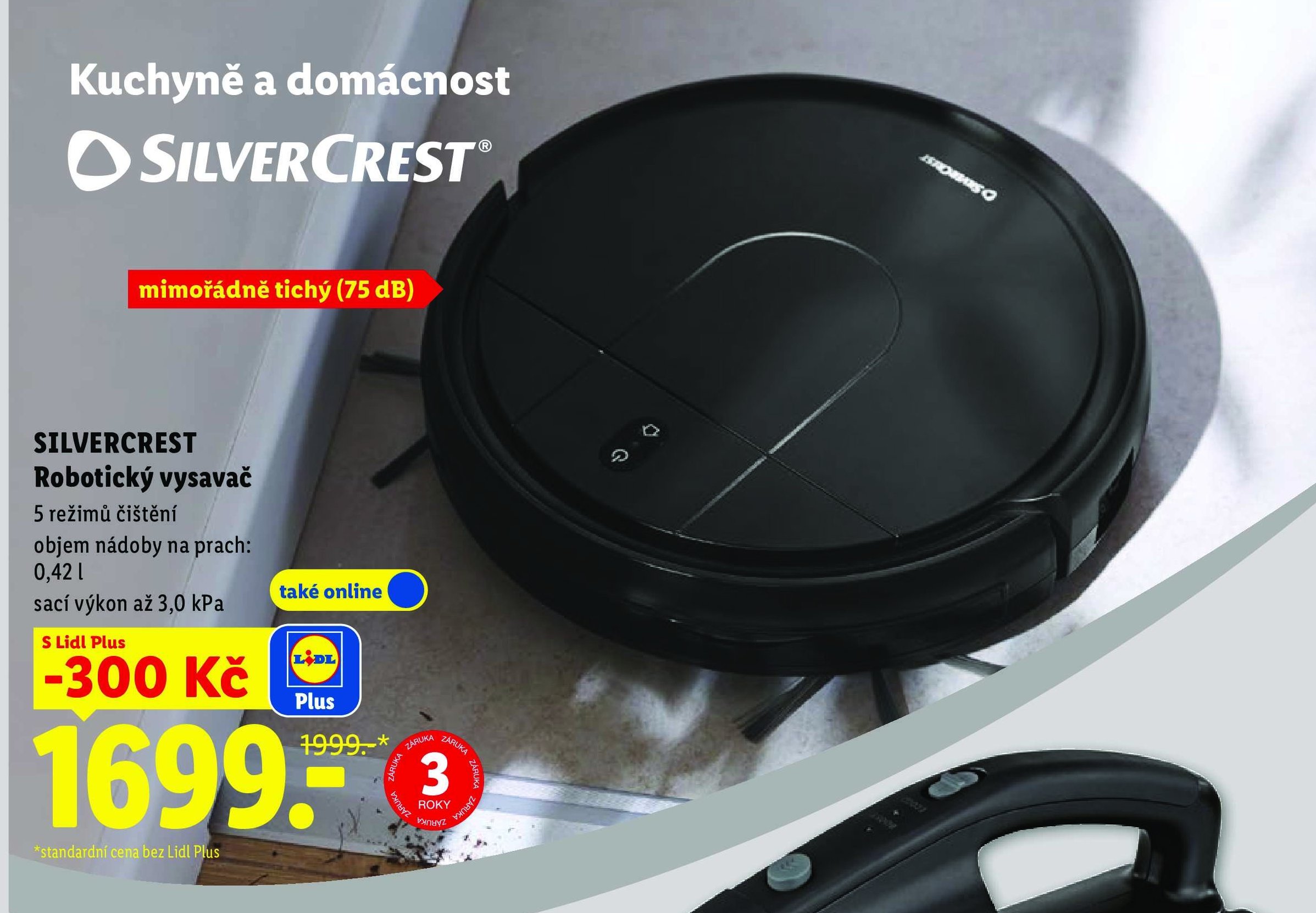SILVERCREST Robotický vysavač