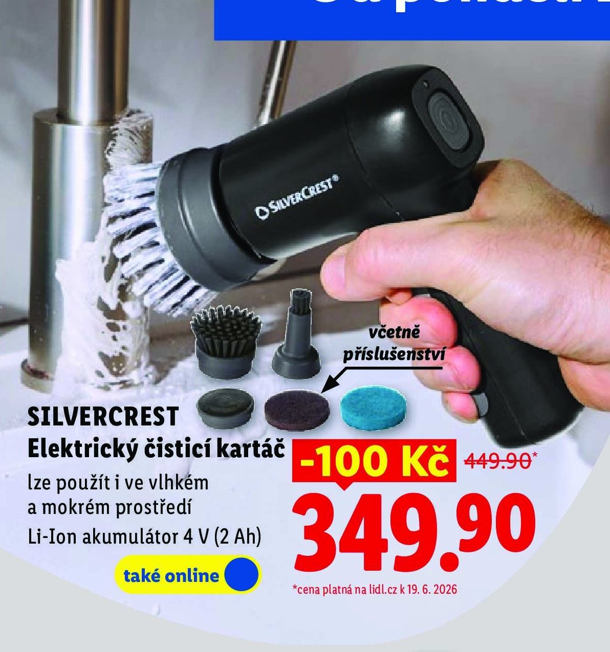SILVERCREST Elektrický čistící kartáč