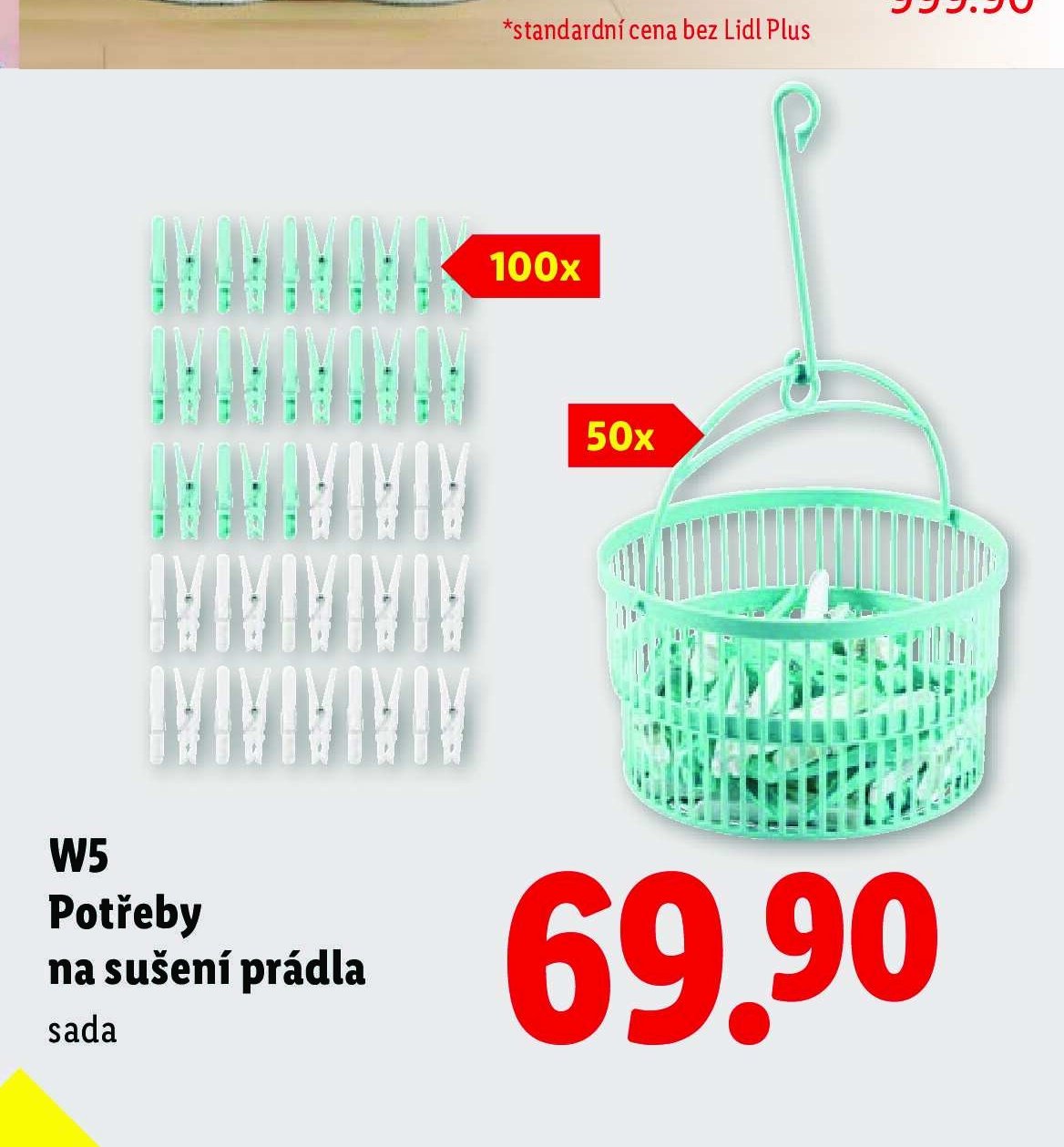 W5 Potřeby na sušení prádla