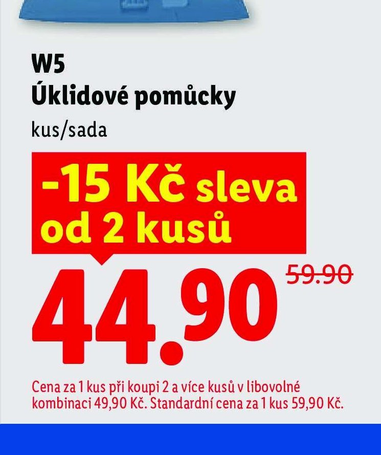 W5 úklidové pomůcky