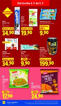 akční leták Lidl 2.7.2026-5.7.2026