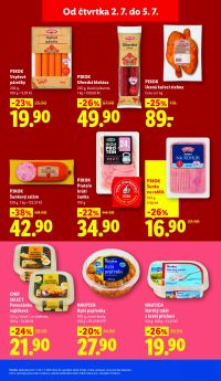 akční leták Lidl 2.7.2026-5.7.2026