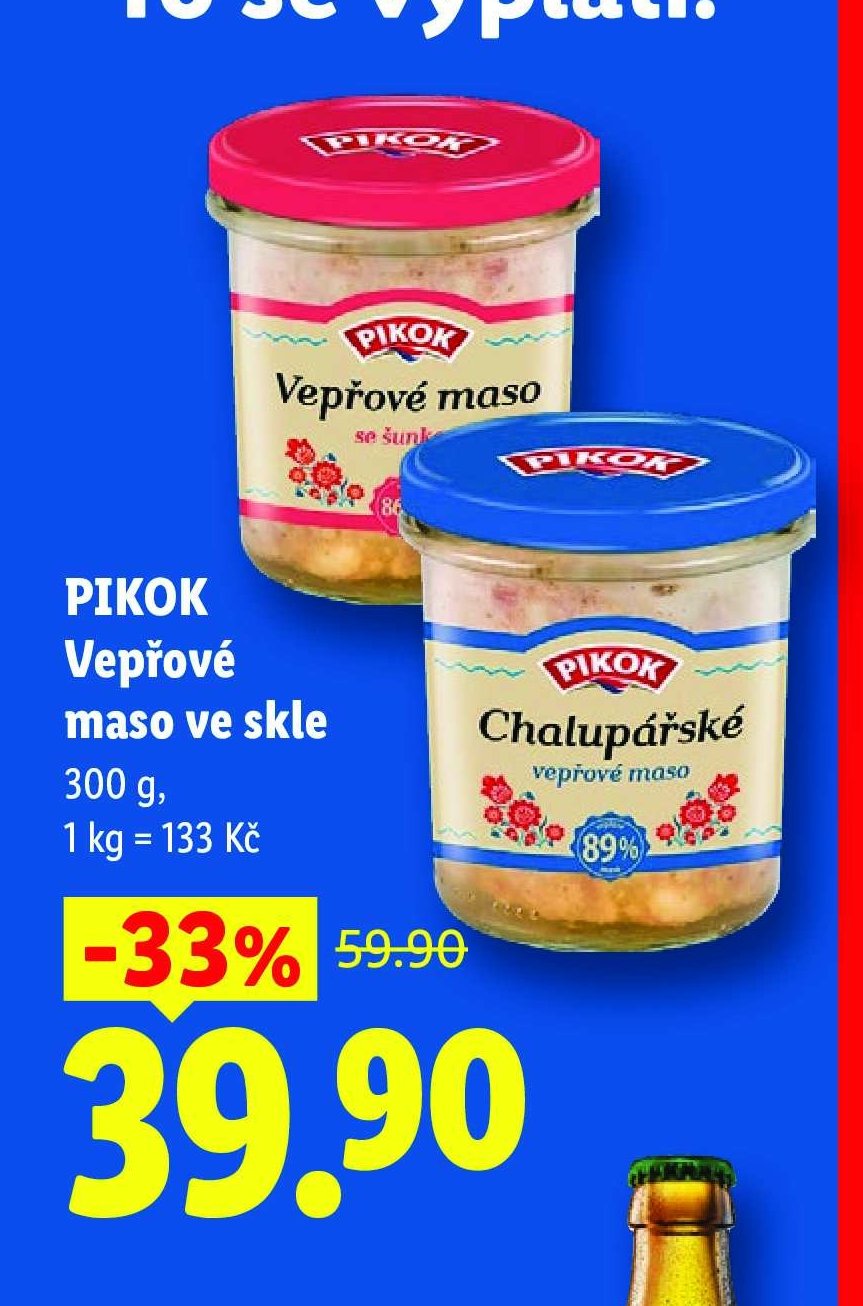 PIKOK Vepřové maso ve skle