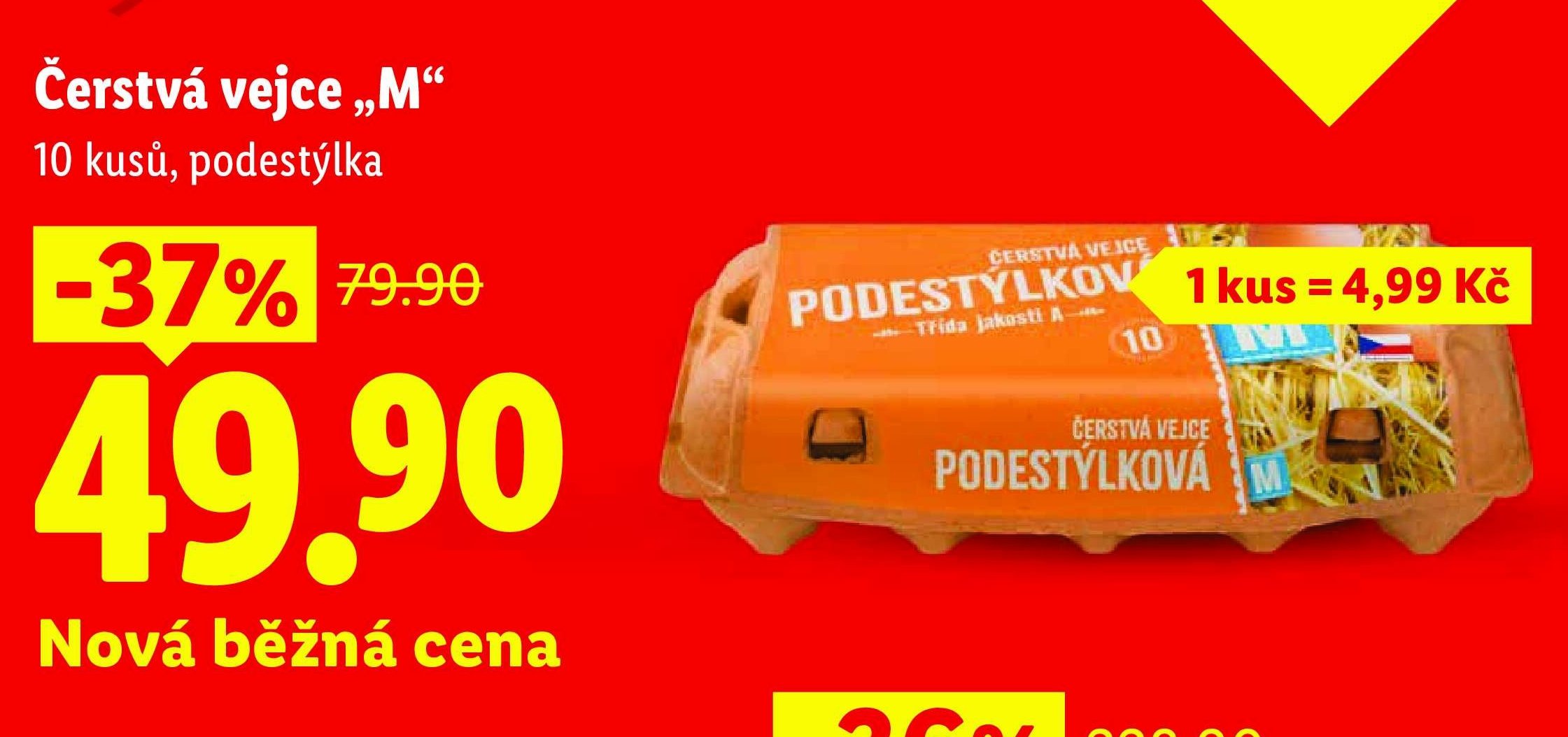 Čerstvá vejce M, 10 kusů