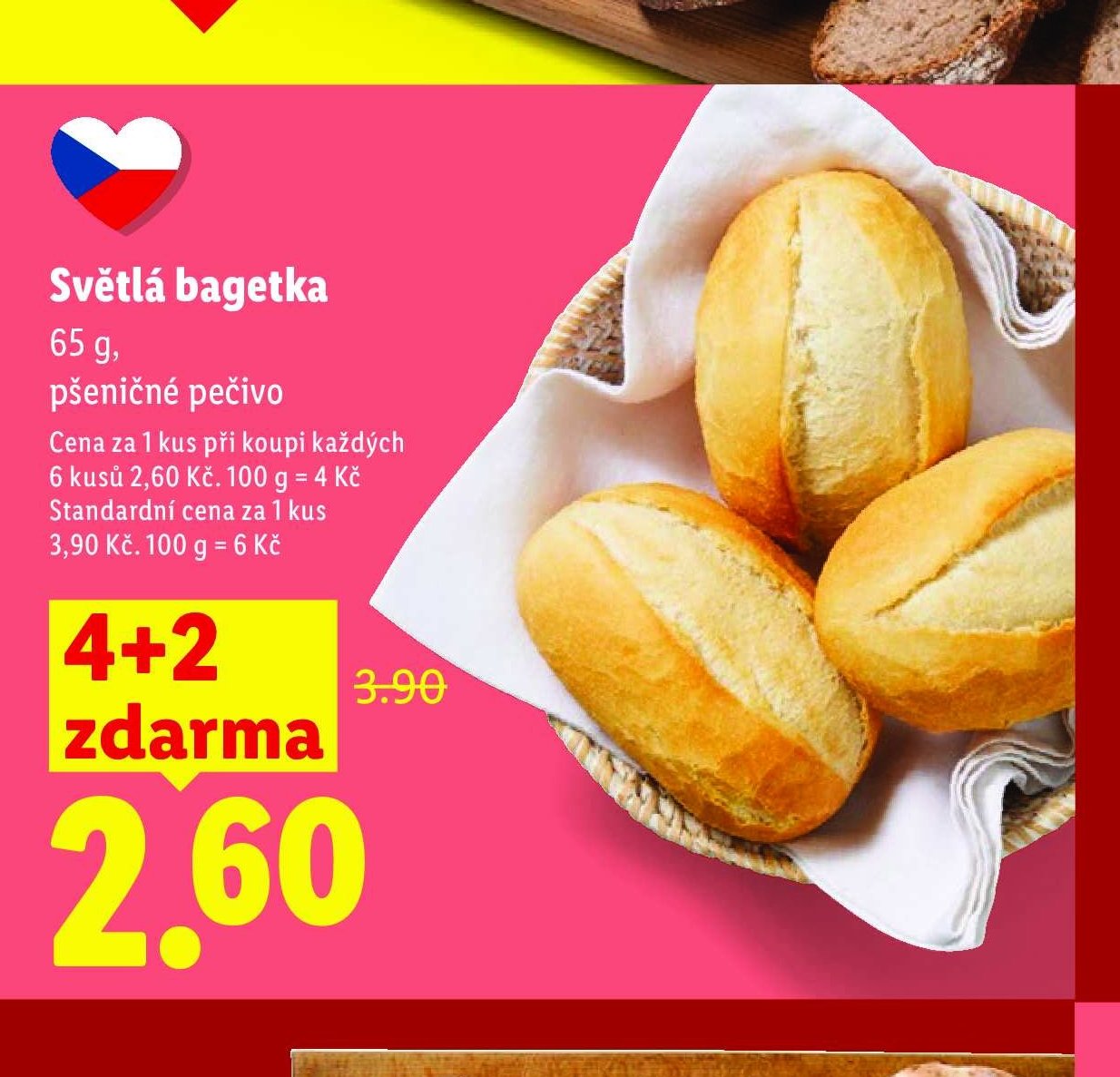 Světlá bagetka