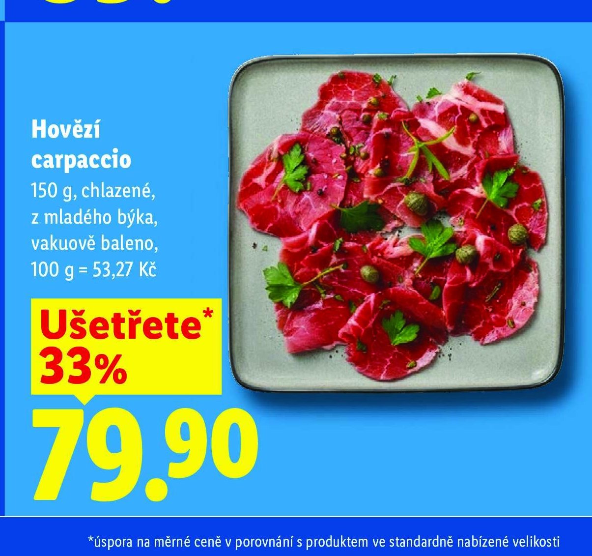Hovězí carpaccio