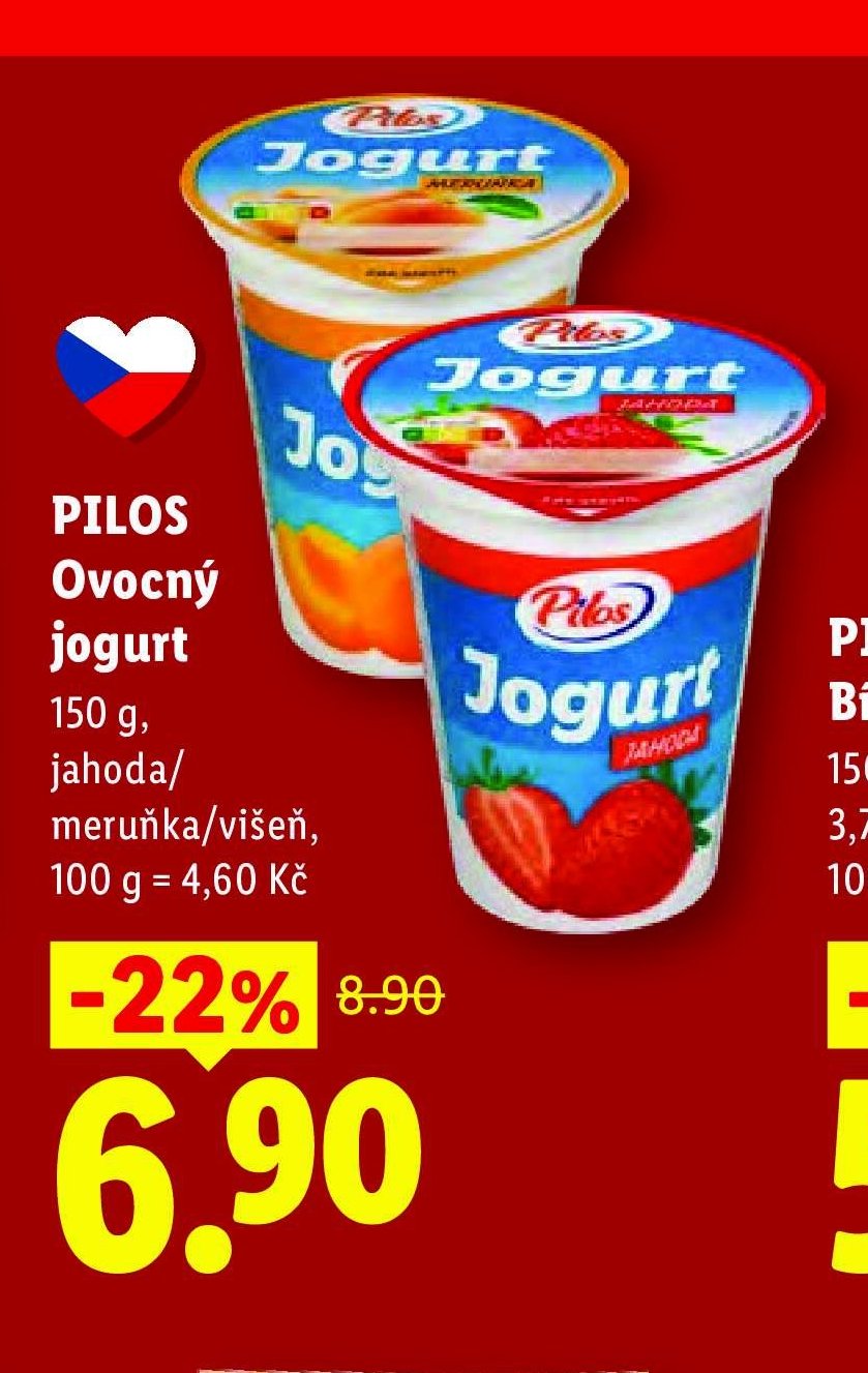 PILOS Ovocný jogurt