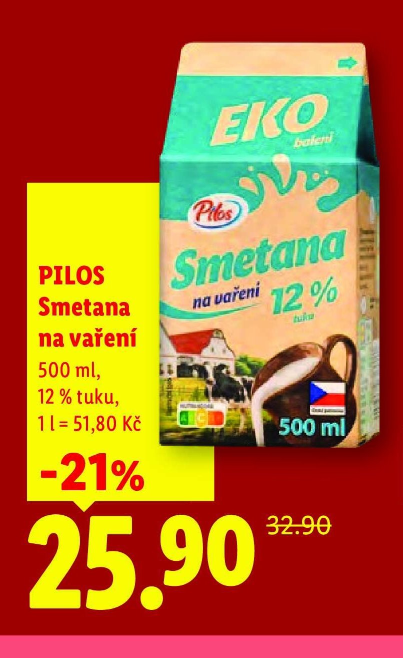 PILOS Smetana na vaření