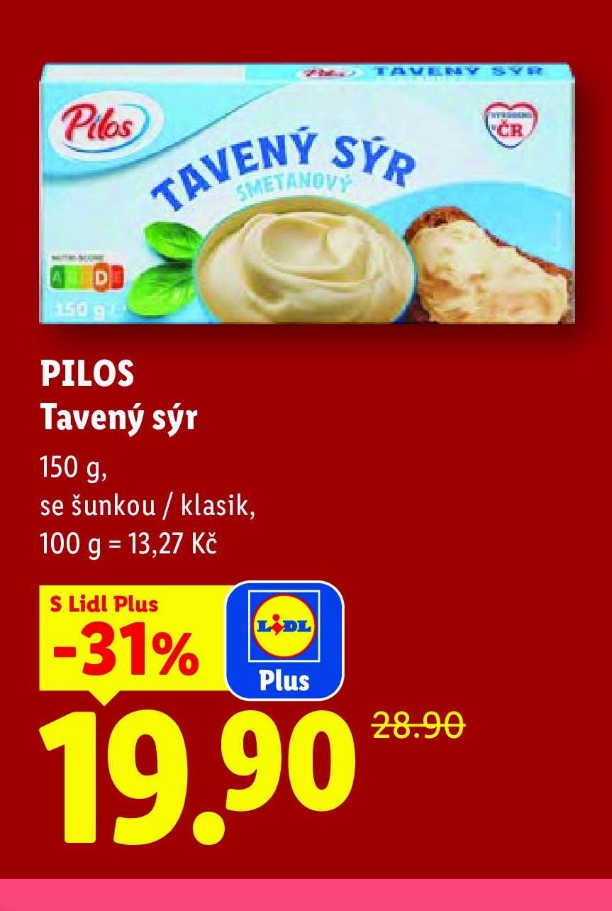 PILOS Tavený sýr