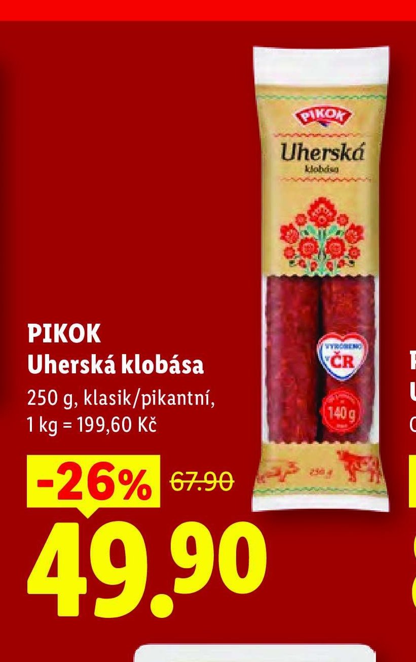 PIKOK Uherská klobása