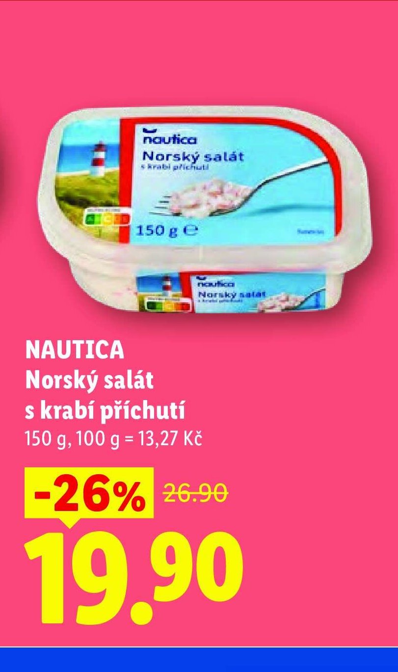 NAUTICA Norský salát s krabí příchutí