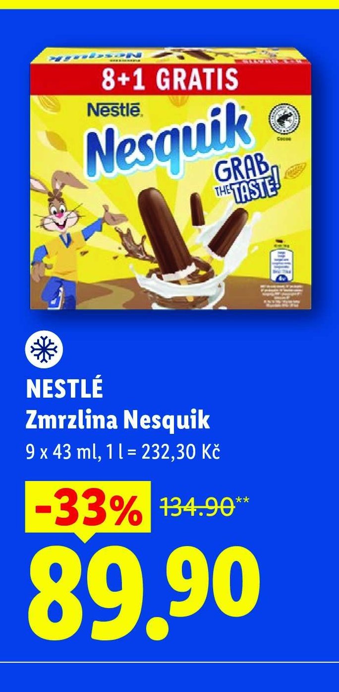 NESTLÉ Zmrzlina Nesquik