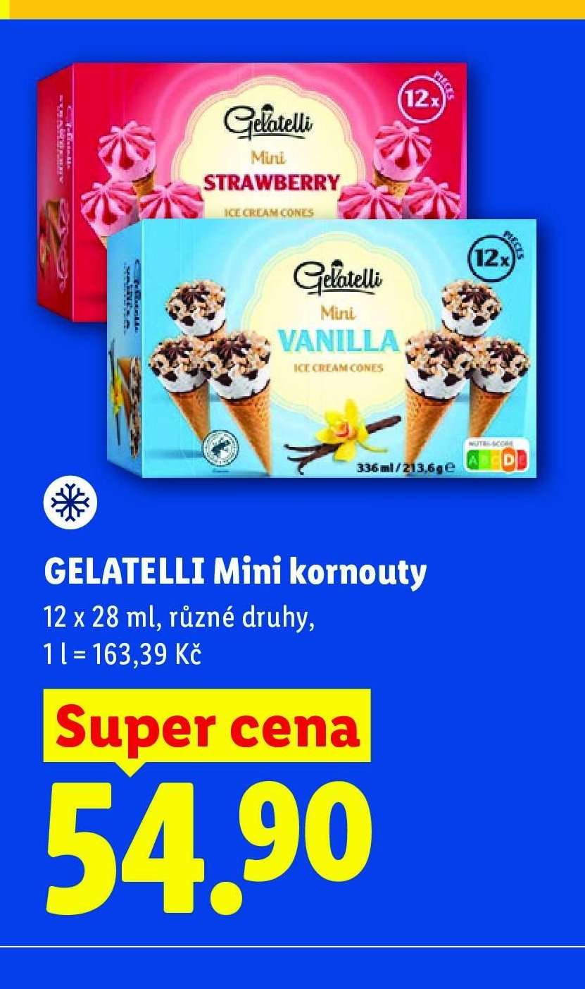 GELATELLI Mini kornouty