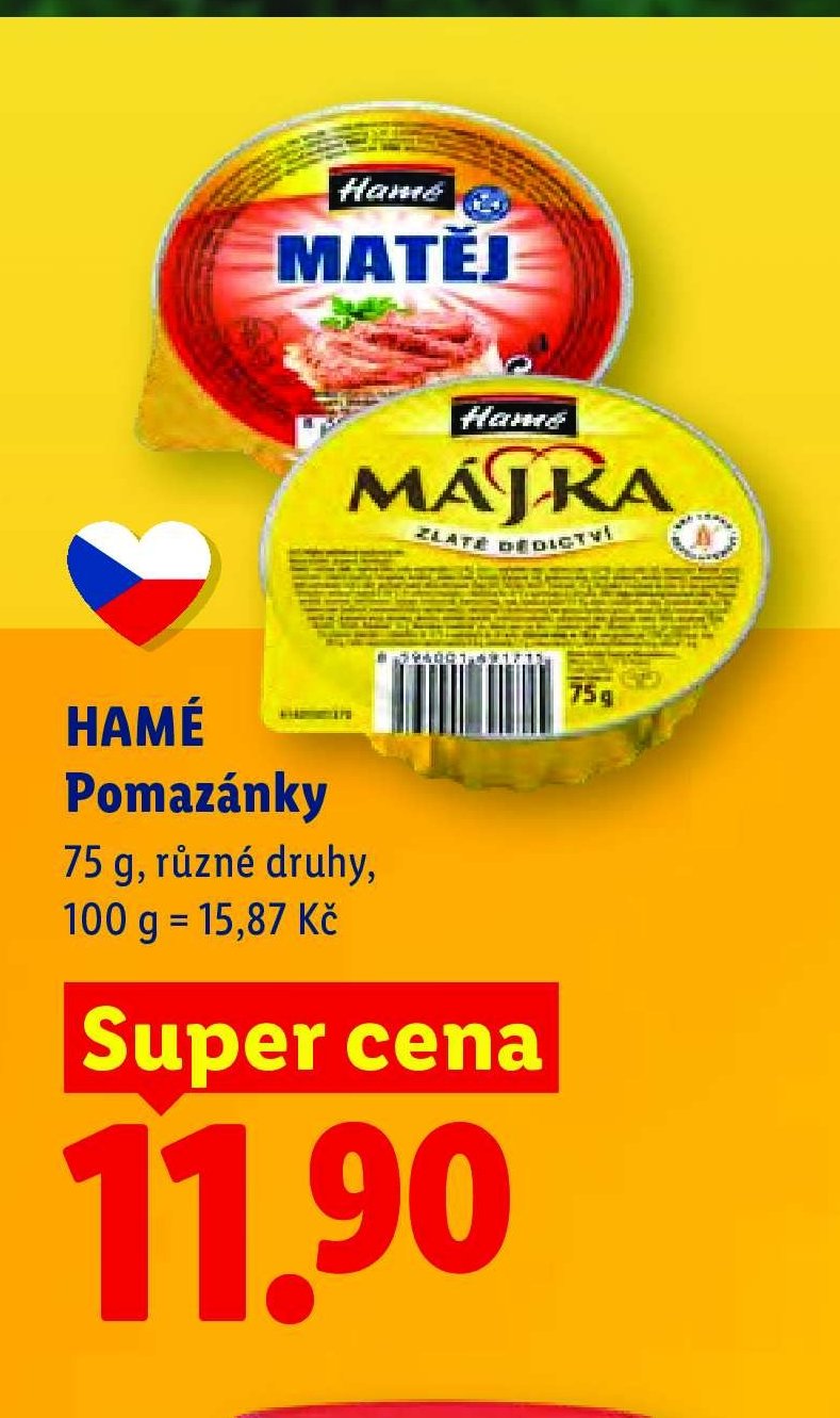 HAMÉ Pomazánky