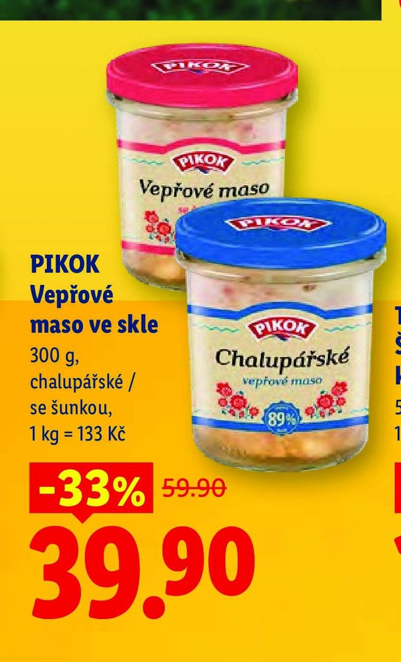PIKOK Vepřové maso ve skle