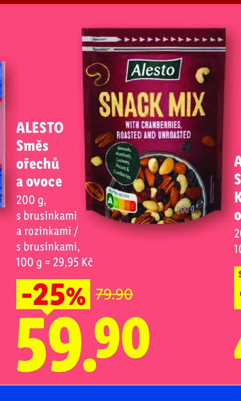 ALESTO Směs ořechů a ovoce