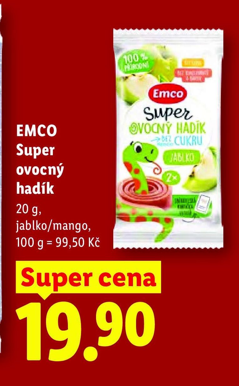 EMCO Super ovocný hadík