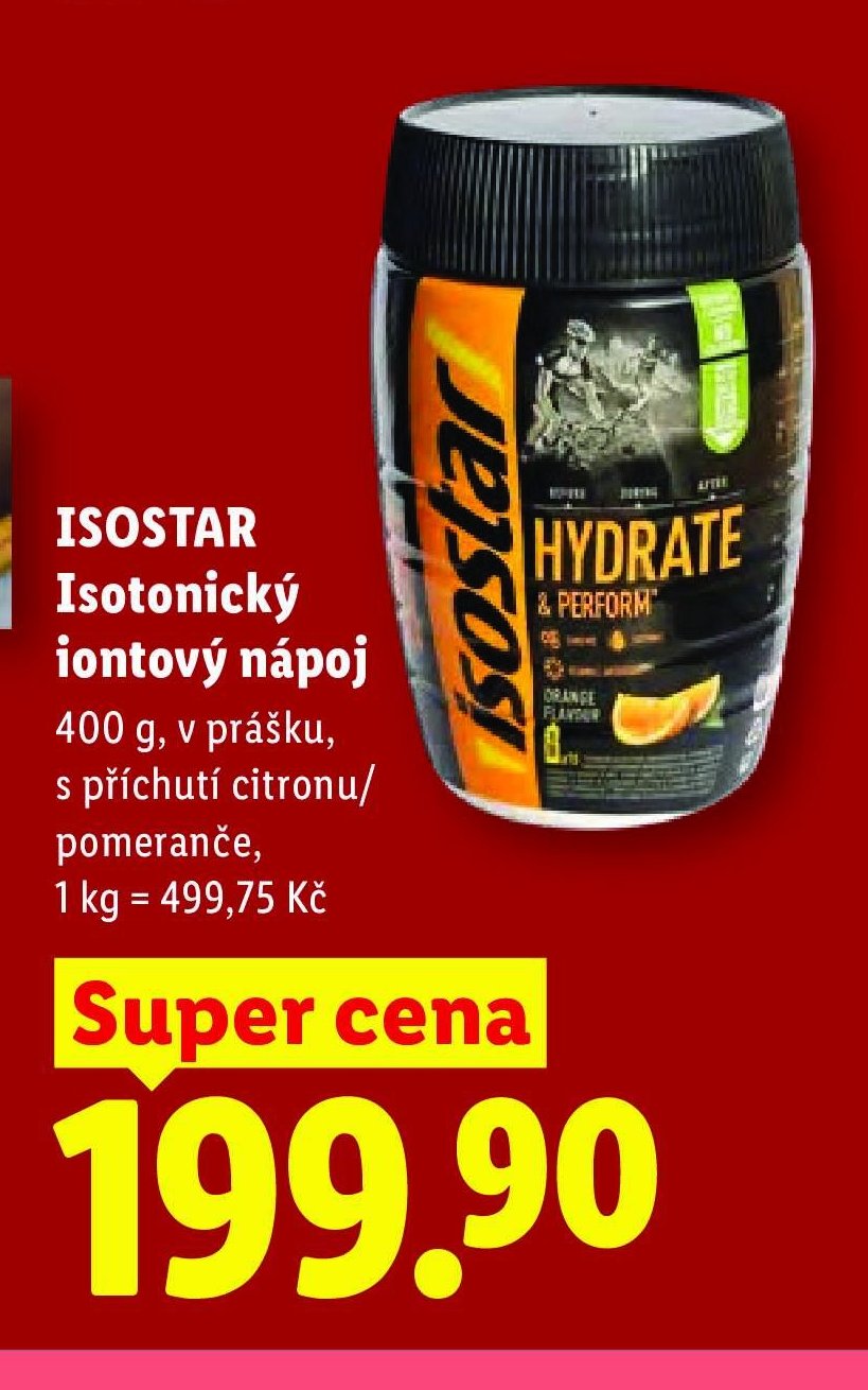 ISOSTAR Isotonický iontový nápoj