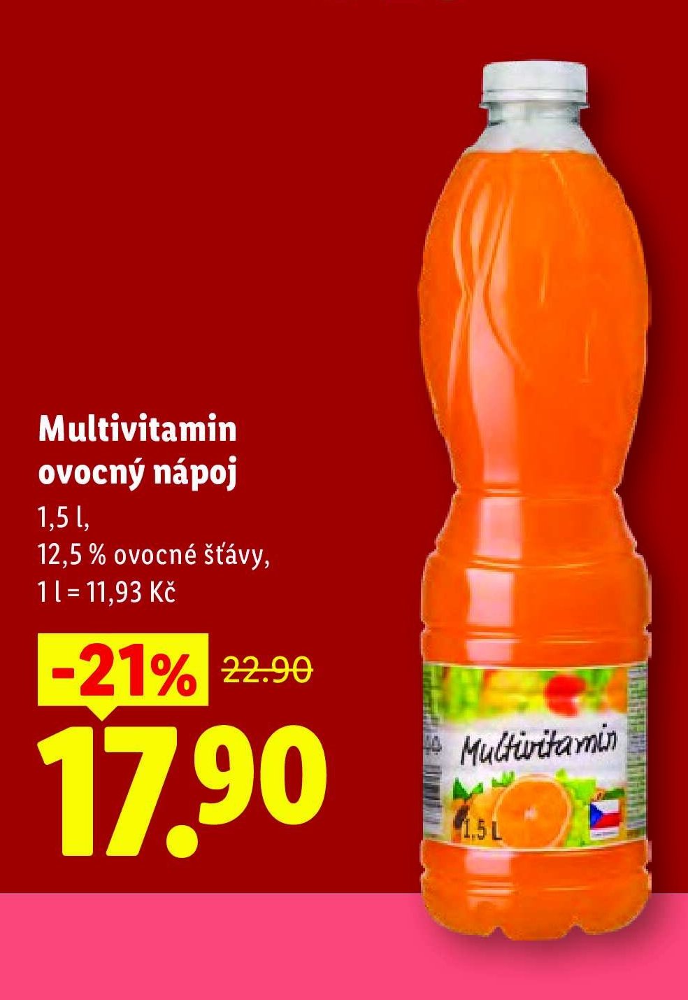 Multivitamin ovocný nápoj