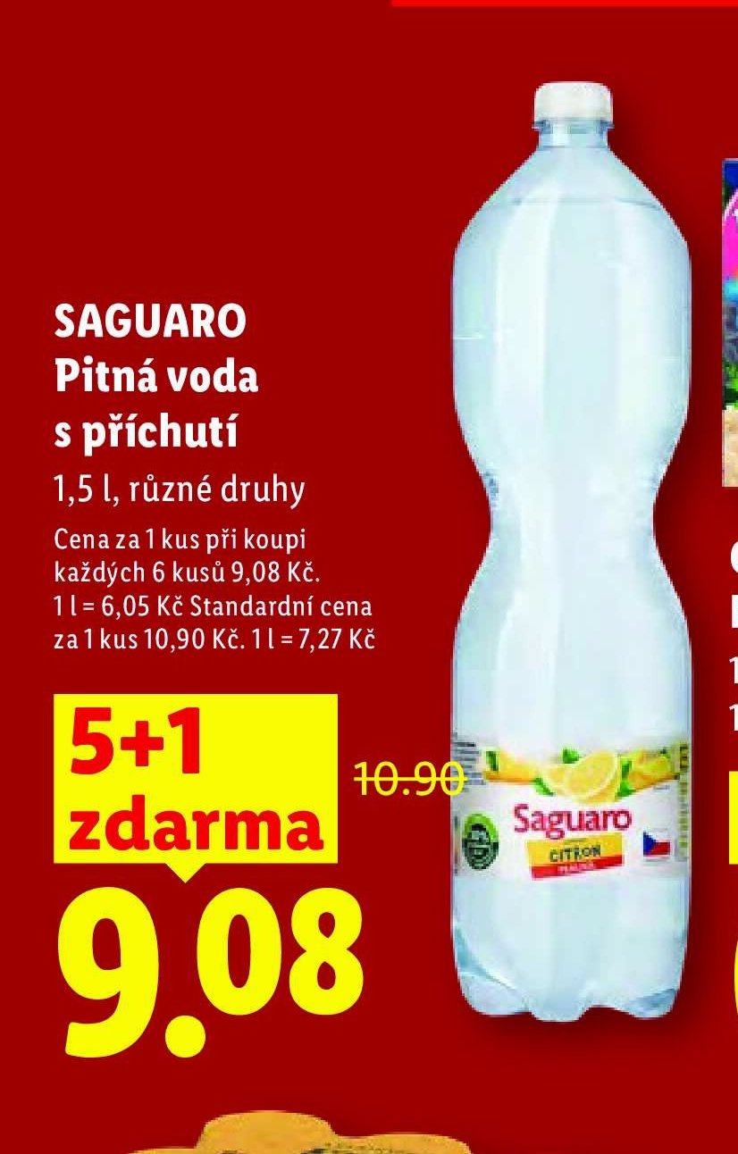 SAGUARO Pitná voda s příchutí