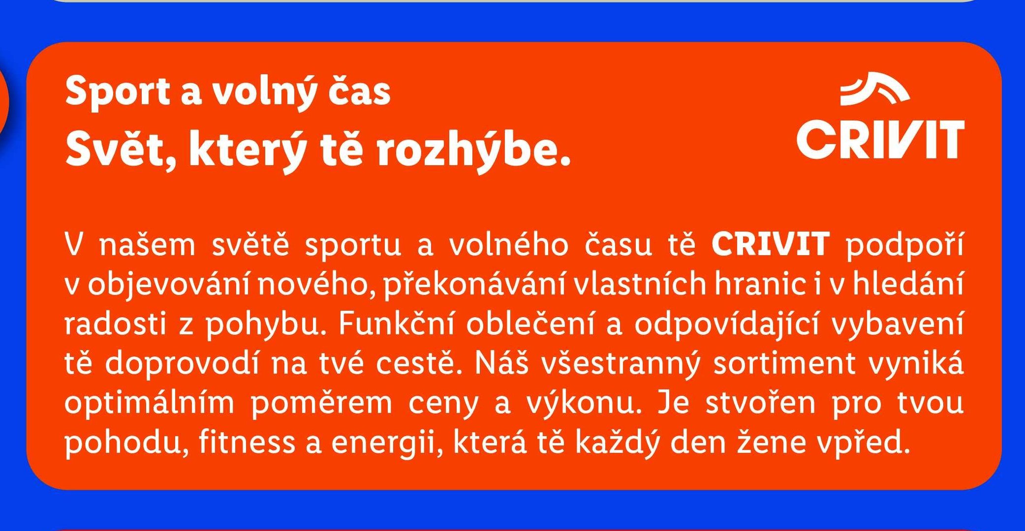 Sport a volný čas